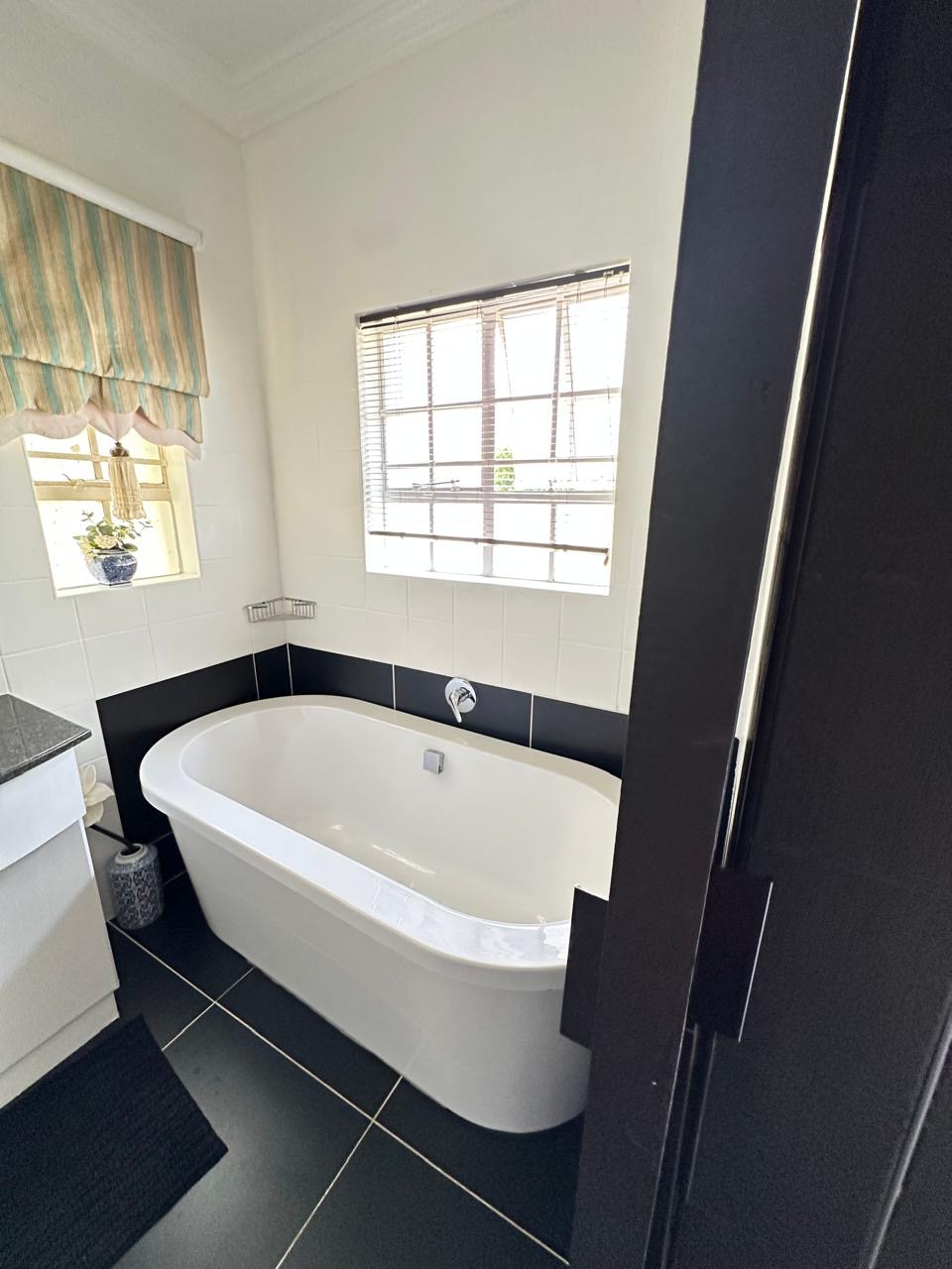 Room 2 freestanding bath and vanity